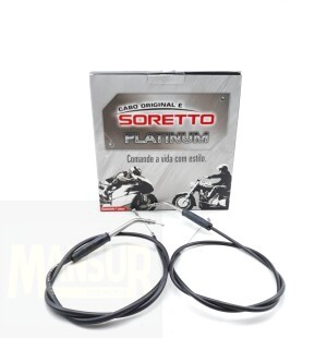 CABO ACEL. HARLEY SPORTSTER 1200/CUSTON XL 1200 2014 PAR ( 047708/047709 ) PLATINUM