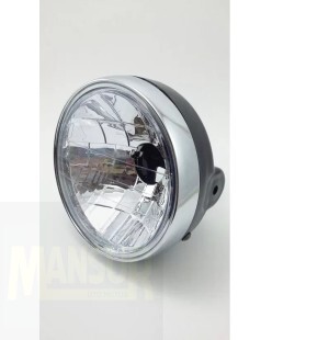 FAROL COMPLETO CG TITAN 2000/2008 CG 150 ARO CROMADO