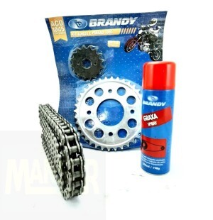 Kit Relação CB 400 4 Furos  com Retentor + Graxa Spray