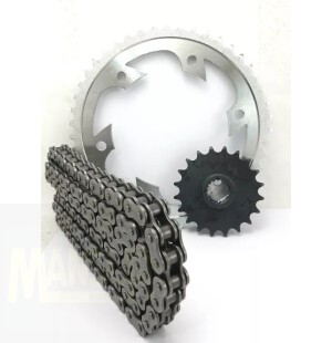 KIT RELAÇÃO BMW F 800 R ANO 2009 2016 COM RETENTOR + GRAXA SPRAY