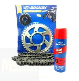 Kit Relação Kawasaki KLZ 1000 Versys 2012 2016 Z 1000 2014 2016 com Retentor + Graxa Spray
