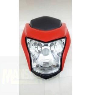 FAROL C/CARENAGEM BROSS 160 2015/18 VERMELHO ( 912 003 )