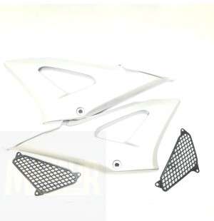 Tampa Lateral Cbx 250 Twister Prata com Grade Par